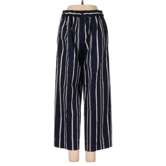 J.Crew Cropped Striped Cotton Pants - Picture 2 of 5